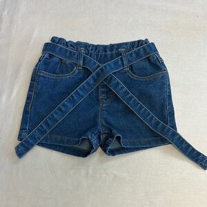 Babyhug Blue Denim Shorts with Belt